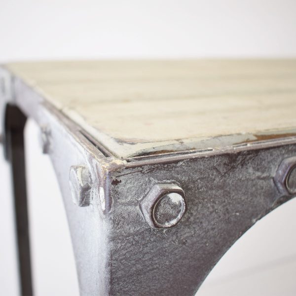 TAVOLO LEGNO/METALLO 109X43X79 CM TAVOLO LEGNO/METALLO 109X43X79 CM