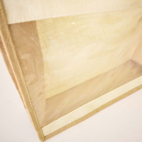 SHOPPER 37X37X12 C/VETRINA PV.