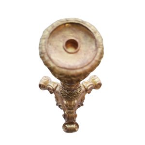 CANDELIERE POLIRESINA -DORE – D.25,5 CM H.48 CM ORO CANDELIERE POLIRESINA -DORE – D.25,5 CM H.48 CM ORO