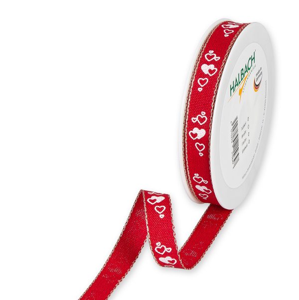 NASTRO -HEARTS- 15MM 20MT ROSSO/BIANCO NASTRO -HEARTS- 15MM 20MT ROSSO/BIANCO