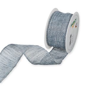 NASTRO -LINEN LOOK- 50MM 8MT BLU