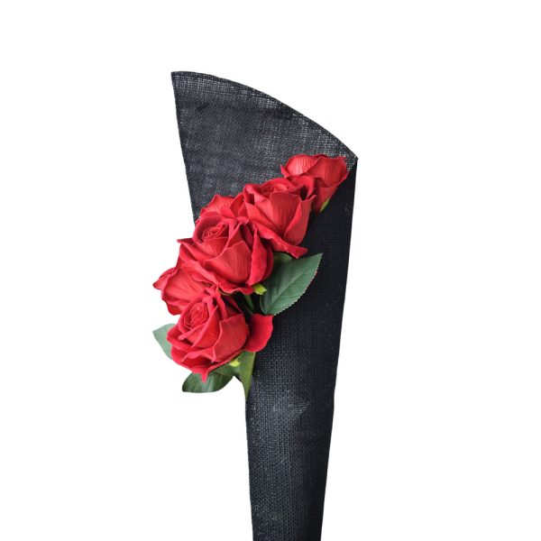 SET 6 PORTAROSA JUTA 17,5X88,5 CM NERO SET 6 PORTAROSA JUTA 17,5X88,5 CM NERO