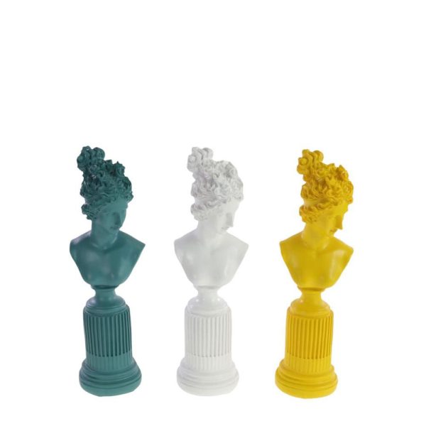 DECORO POLIRESINA 11X9 H.35 CM -VENUS- VERDE/GIALLO/BIANCO ASS. DECORO POLIRESINA 11X9 H.35 CM -VENUS- VERDE/GIALLO/BIANCO ASS.