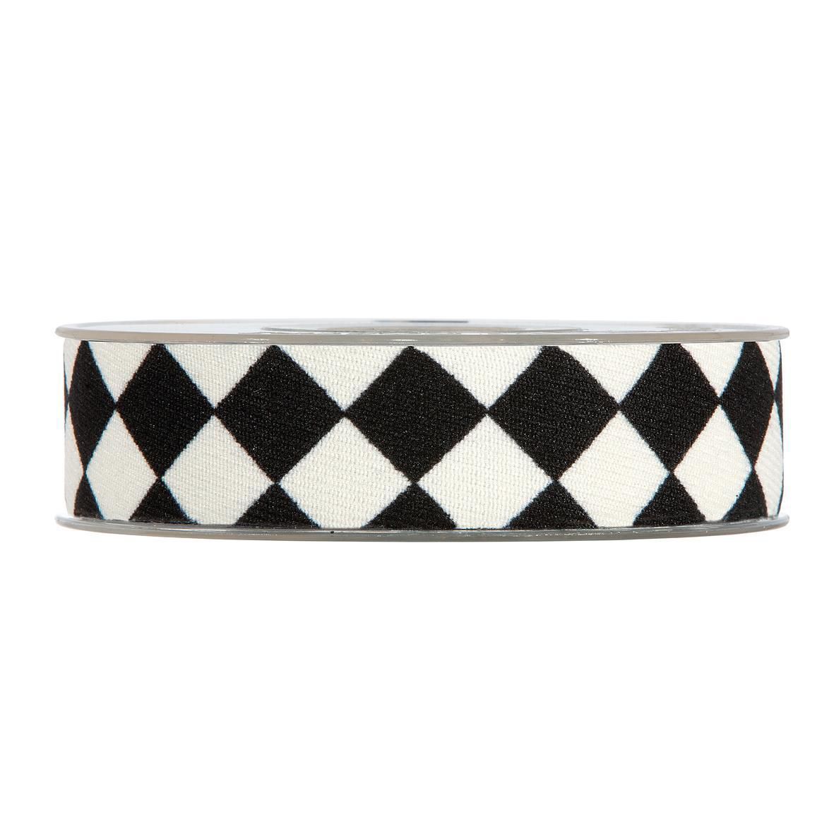 NASTRO -BAUHAUS- 25MM 15MT BIANCO/NERO