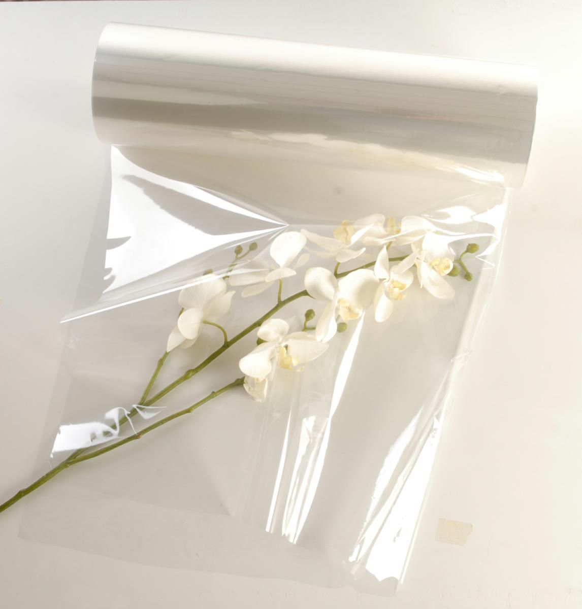 2 x BOBINA ROTOLO TELO NYLON POLIETILENE TRASPARENTE CELLOPHANE 4MTx20x2pz=160mq