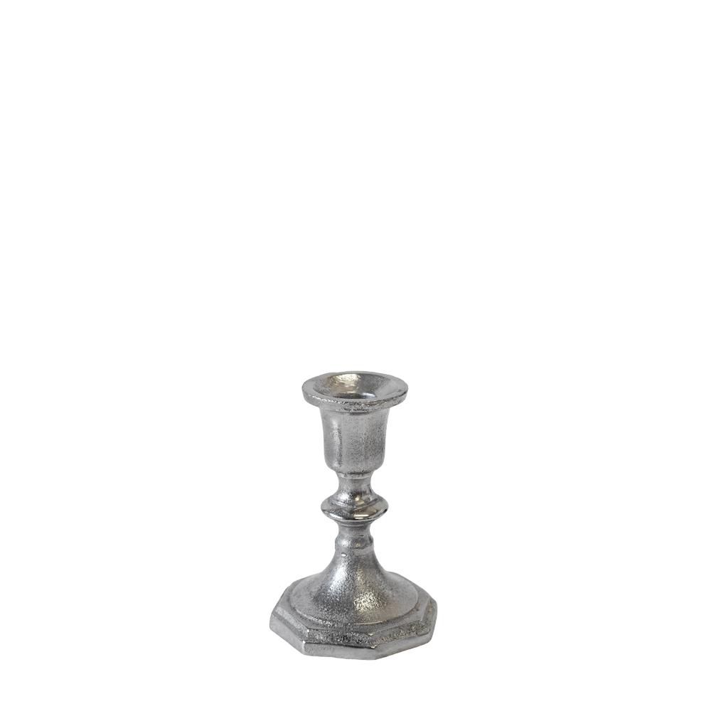 Candeliere EDZARD Lincoln In Argento Placcato - Altezza 15 Cm - Base In Velluto, Antiosidante