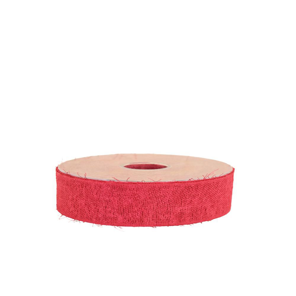 NASTRO TESSUTO POLYESTERE 25MM 20MT FUXIA