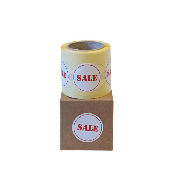 BOLLINO ADESIVO D.3,5 CM PZ.200 -SALE- BIANCO/ROSSO BOLLINO ADESIVO D.3,5 CM PZ.200 -SALE- BIANCO/ROSSO