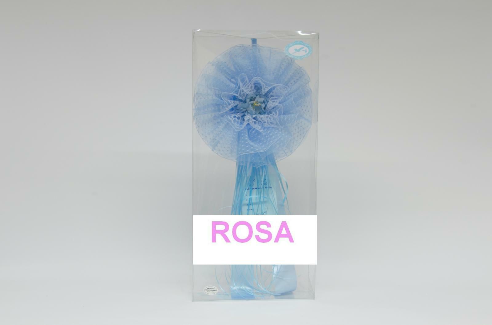COCCARDA NASCITA H.55 CM CHIC ROSA