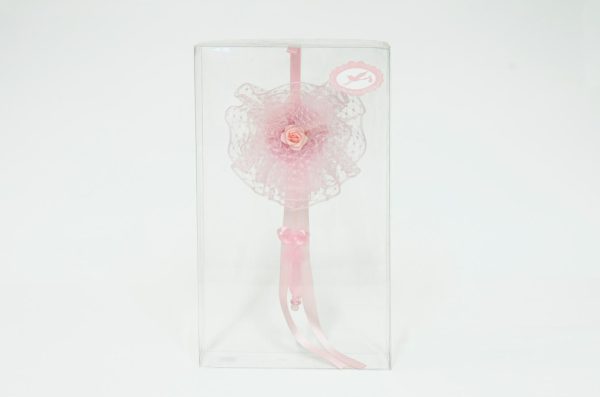 COCCARDA NASCITA H.35 CM POIS ROSA COCCARDA NASCITA H.35 CM POIS ROSA