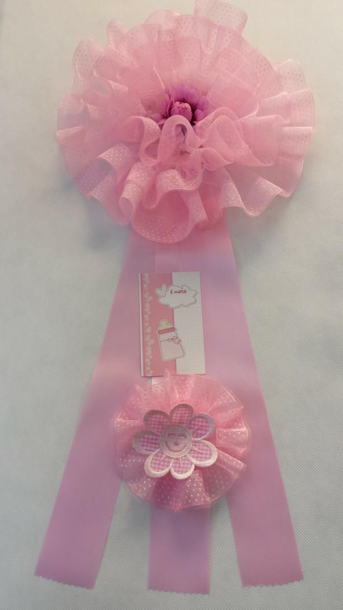 coccarda-nascita-h-55-cm-pois-rosa
