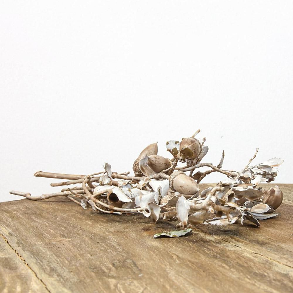 CASSETTA RETTANGOLARE 80X40 CM RAMETTO WAX GHIANDA CARAMELLO