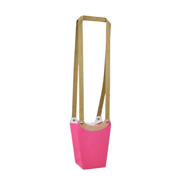 SHOPPERS CARTA 6,5X6,5 H.13+10 CM CONF. PZ.10 FUCSIA/NATURALE SHOPPERS CARTA 6,5X6,5 H.13+10 CM CONF. PZ.10 FUCSIA/NATURALE