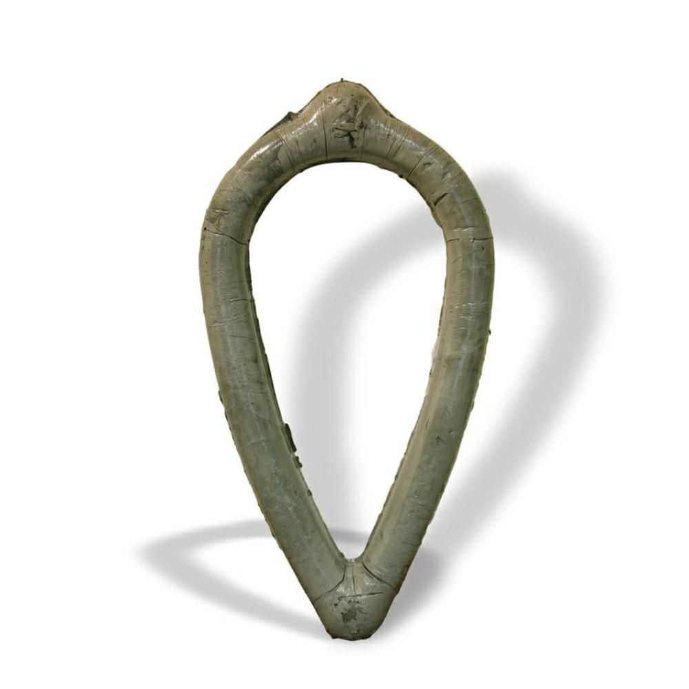 CORONA OVALE DOPPIO CIUFFO 63X115X10 CM RE(G)