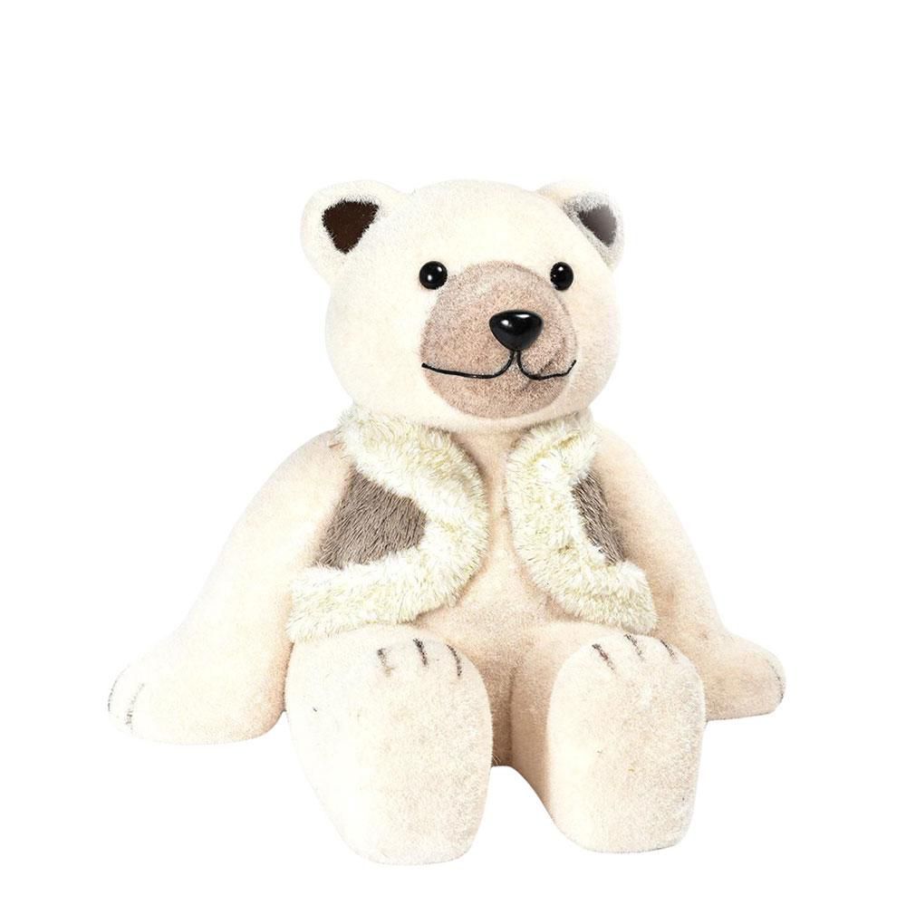 ORSO SEDUTO PELUCHE 45X35 CM H.36 CM AVORIO ORSO SEDUTO PELUCHE 45X35 CM H.36 CM AVORIO