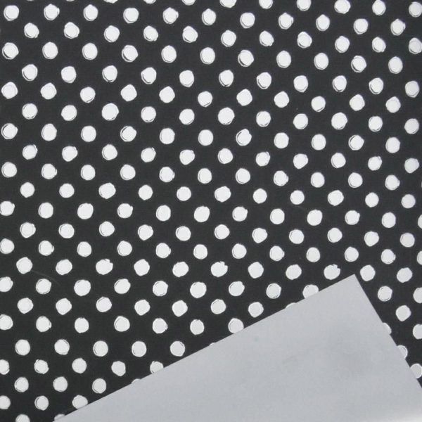 BOBINA PPL -NOSTALGIA- CM 100X25 MT ARGENTO NERO