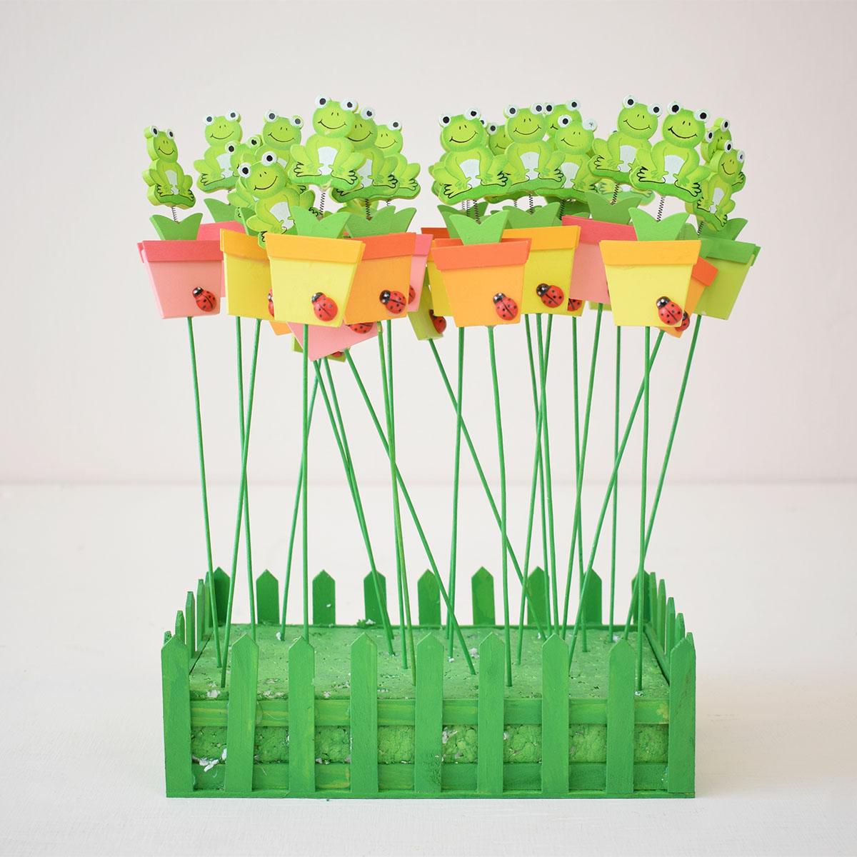 SET 24 RANE LEGNO S/PICK VERDE/COLORI MISTI SET 24 RANE LEGNO S/PICK VERDE/COLORI MISTI