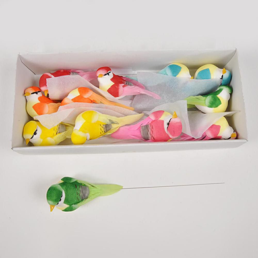 SET 12 PICK UCCELLINI 5CM ASSORTITI SET 12 PICK UCCELLINI 5CM ASSORTITI