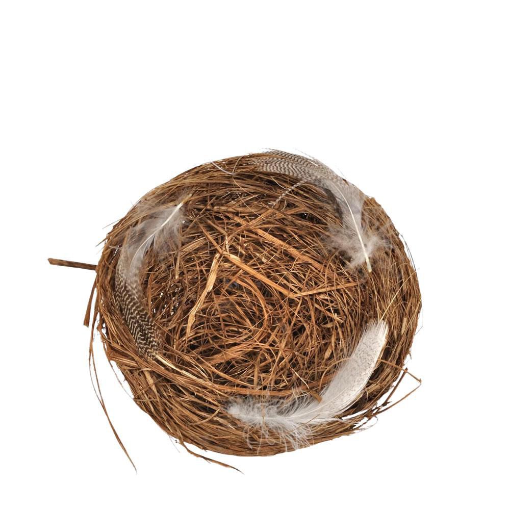 NIDO LEGNETTI/PAGLIA/PIUME 13 CM NATURALE NIDO LEGNETTI/PAGLIA/PIUME 13 CM NATURALE