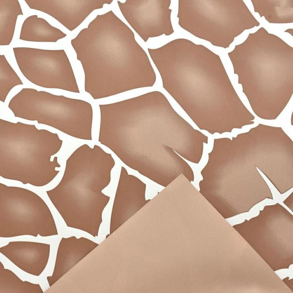 BOBINA PPL -GIRAFFA- CM100X25 MT DOPPIO LATO MARRONE/PANNA BOBINA PPL -GIRAFFA- CM100X25 MT DOPPIO LATO MARRONE/PANNA