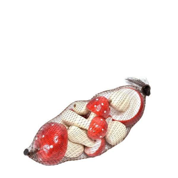 FUNGO POLIRESINA CONF.8PZ. ROSSO/BIANCO FUNGO POLIRESINA CONF.8PZ. ROSSO/BIANCO