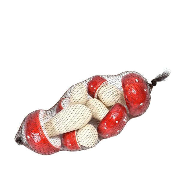 FUNGO POLIRESINA CONF.6PZ. ROSSO/BIANCO FUNGO POLIRESINA CONF.6PZ. ROSSO/BIANCO