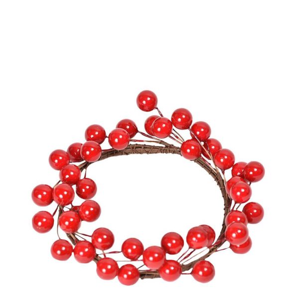 CORONA BACCHE CONF.6 PEZZI ROSSO CORONA BACCHE CONF.6 PEZZI ROSSO