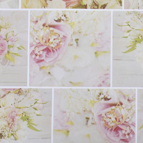 BOBINA KRAFT IMPERMEABILE -SAVE THE DATE- CM 70X50 MT BIANCO