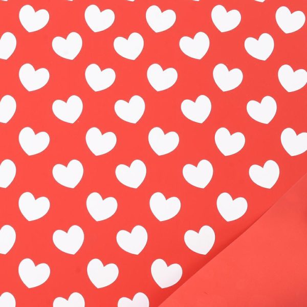 BOBINA PPL -SWEETHEART-CM 100X25 MT ROSSO/BIANCO BOBINA PPL -SWEETHEART-CM 100X25 MT ROSSO/BIANCO