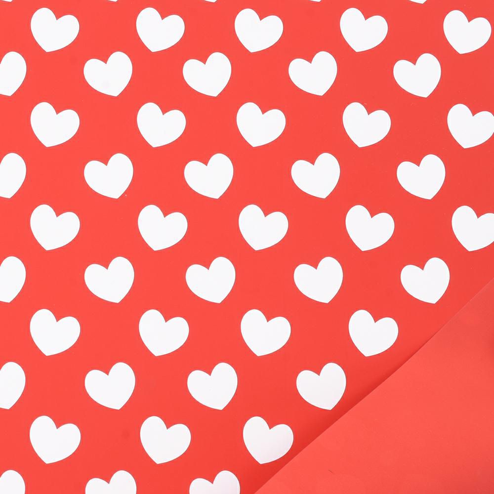 BOBINA PPL -SWEETHEART-CM 100X25 MT ROSSO/BIANCO