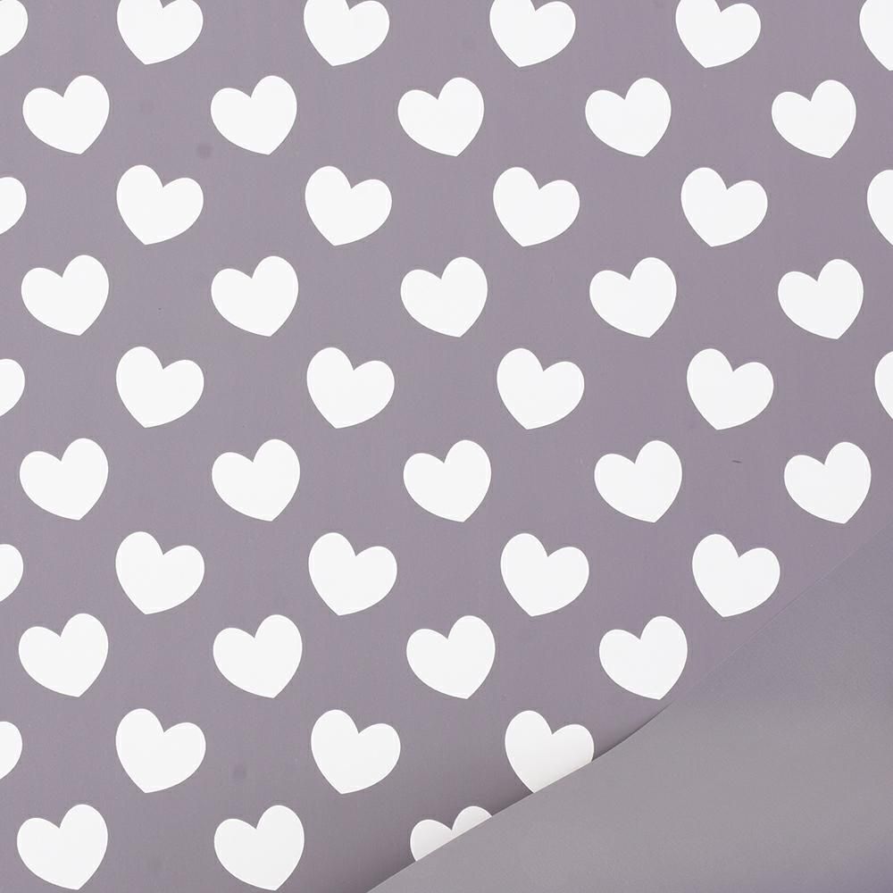 BOBINA PPL -SWEETHEART-CM 100X25 MT GRIGIO/BIANCO