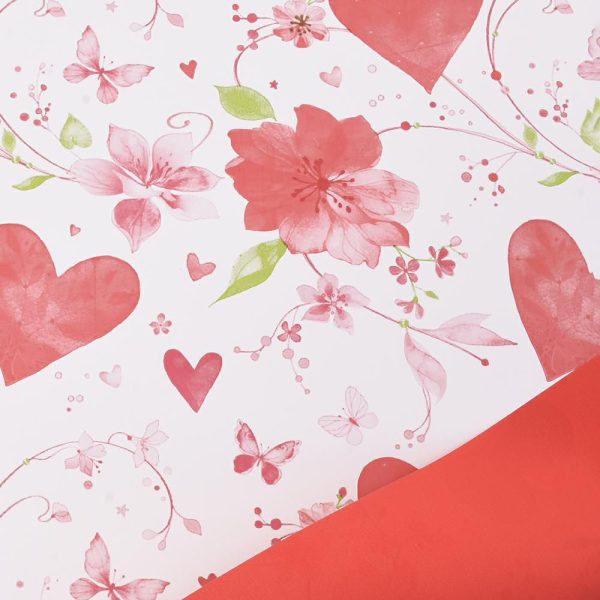 BOBINA PPL -DARLING- CM100X25 MT ROSSO/BIANCO BOBINA PPL -DARLING- CM100X25 MT ROSSO/BIANCO