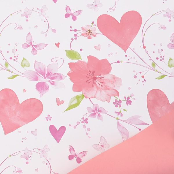 BOBINA PPL -DARLING- CM100X25 MT CORALLO/BIANCO BOBINA PPL -DARLING- CM100X25 MT CORALLO/BIANCO