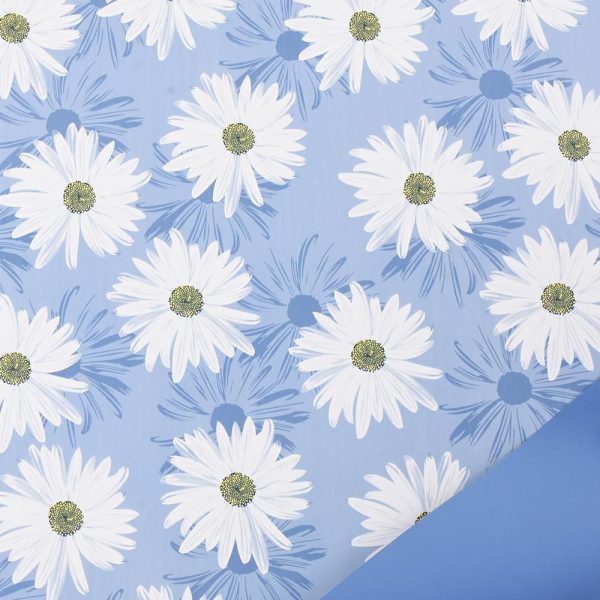 BOBINA PPL -MARGHERITE-CM 100X25 MT BLU/BIANCO