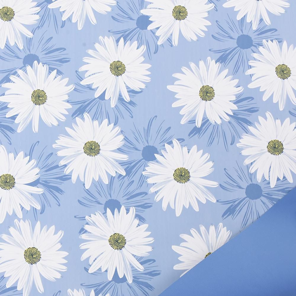 BOBINA PPL -MARGHERITE-CM 100X25 MT BLU/BIANCO