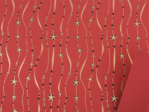 BOBINA PPL -STAR STRINGS- CM 100X25 MT BORDEAUX/ORO BOBINA PPL -STAR STRINGS- CM 100X25 MT BORDEAUX/ORO