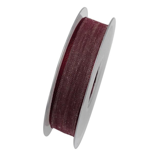 NASTRO ART.X092 -BOTSWANA- 25MM 20MT ROSSO SCURO NASTRO ART.X092 -BOTSWANA- 25MM 20MT ROSSO SCURO