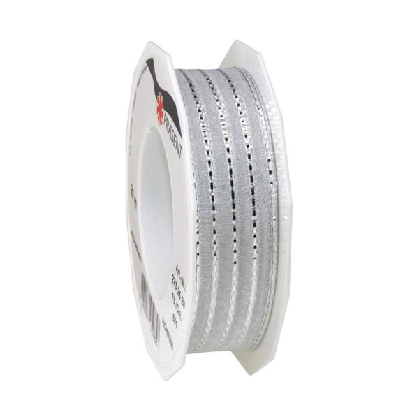 NASTRO -RICHMOND- 25MM 20MT ARGENTO PR