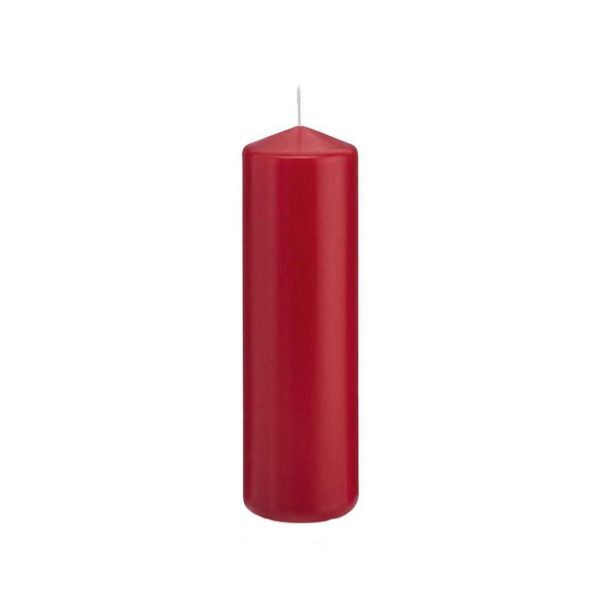 CERO D.6 CM H.15 CM -150/60- CONF.PZ.16 ROSSO SCURO CERO D.6 CM H.15 CM -150/60- CONF.PZ.16 ROSSO SCURO