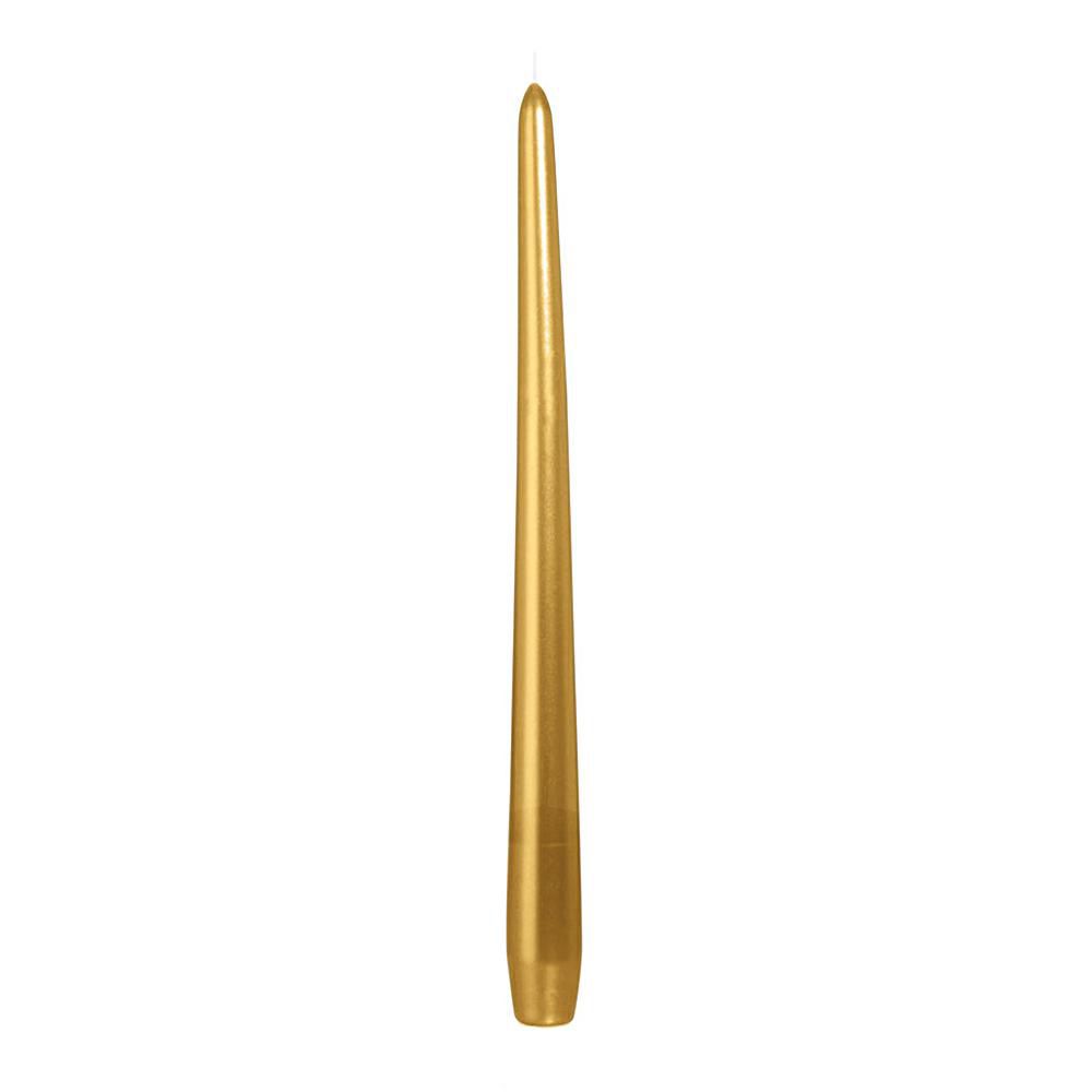 CANDELA CONICA D.2,5 CMH.30 CM -300/25- CONF. PZ.6 ORO CANDELA CONICA D.2,5 CMH.30 CM -300/25- CONF. PZ.6 ORO
