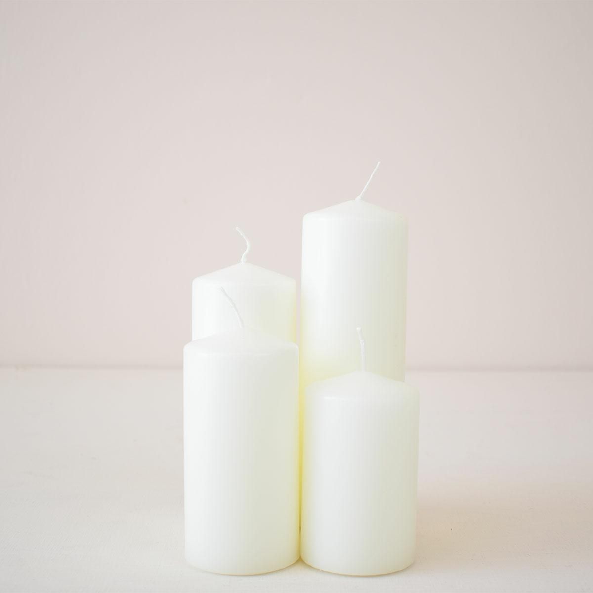 SET 4 CERI 185-150-120-100/60 MM AVORIO SET 4 CERI 185-150-120-100/60 MM AVORIO