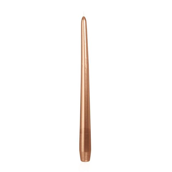 CANDELA CONICA D.2,5 CMH.30 CM -300/25- CONF. PZ.6 ROSEGOLD CANDELA CONICA D.2,5 CMH.30 CM -300/25- CONF. PZ.6 ROSEGOLD
