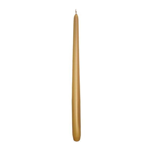 CANDELA CONICA D.2,5 CMH.40 CM -400/25- CONF. PZ.6 ORO CANDELA CONICA D.2,5 CMH.40 CM -400/25- CONF. PZ.6 ORO