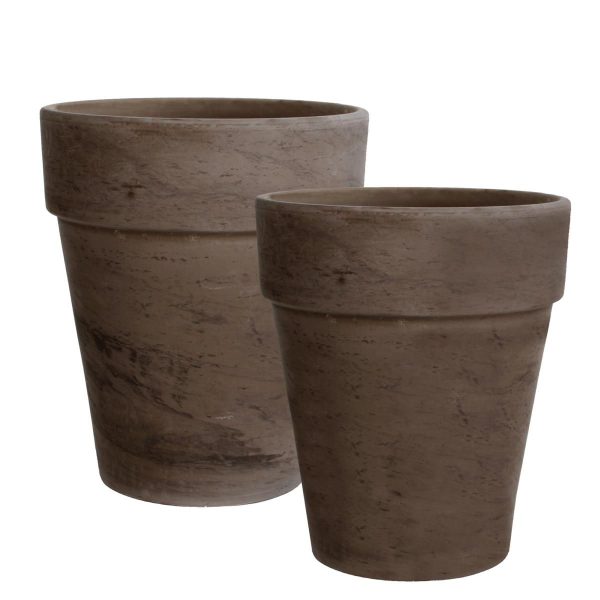 VASO CERAMICA D.31 CM H.38 CM -CHRIS- GRIGIO VASO CERAMICA D.31 CM H.38 CM -CHRIS- GRIGIO