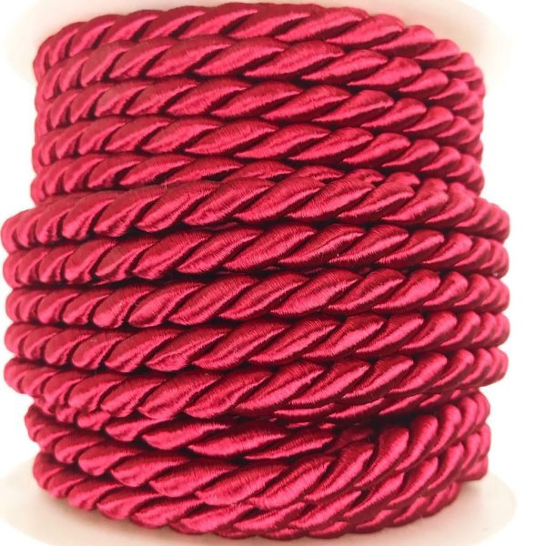 CORDINO ART.600 6MM. 10MT. BORDEAUX CORDINO ART.600 6MM. 10MT. BORDEAUX