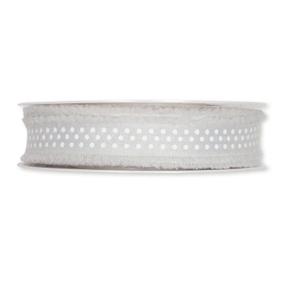 NASTRO ART.988 DOTS 18MM 20MT GRIGIO CHIARO