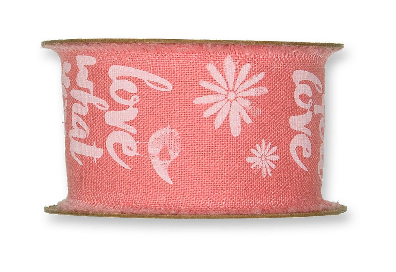 SET 3 NASTRI ART.24011 -LETTERING- 40MM 3MT FLAMINGO