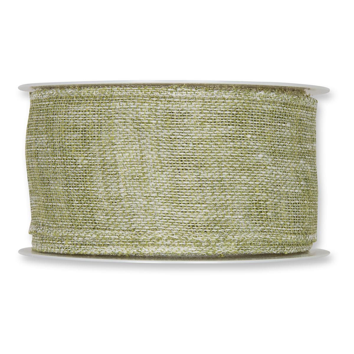 NASTRO -LINEN LOOK- 50MM 8MT SENAPE