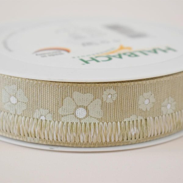 NASTRO ART.588 -FIORELLINI- 25MM 18MT LINO