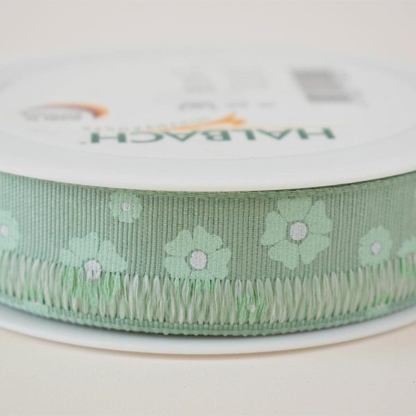 NASTRO ART.588 -FIORELLINI- 25MM 18MT MENTA